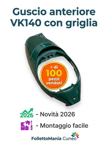 Guscio anteriore 140 con - anteriore, vk