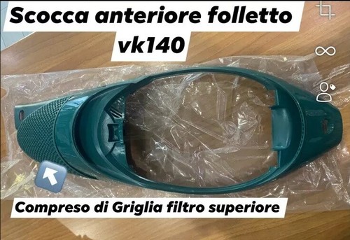Scocca guscio anteriore verde - anteriore,